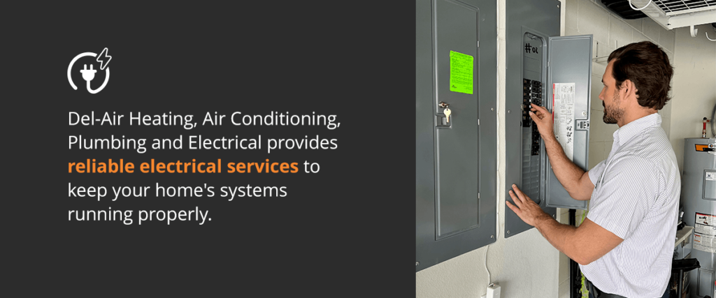Del-Air provides reliable electrical service in FL