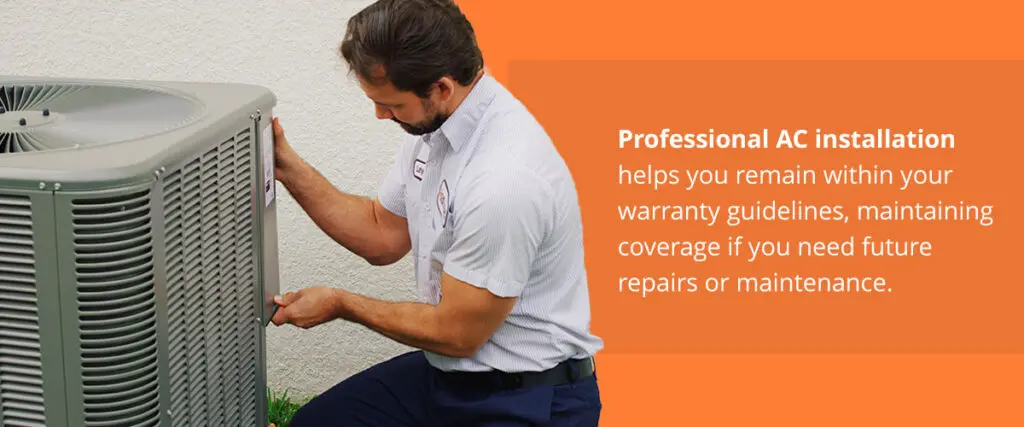 Professional AC installation in Florida