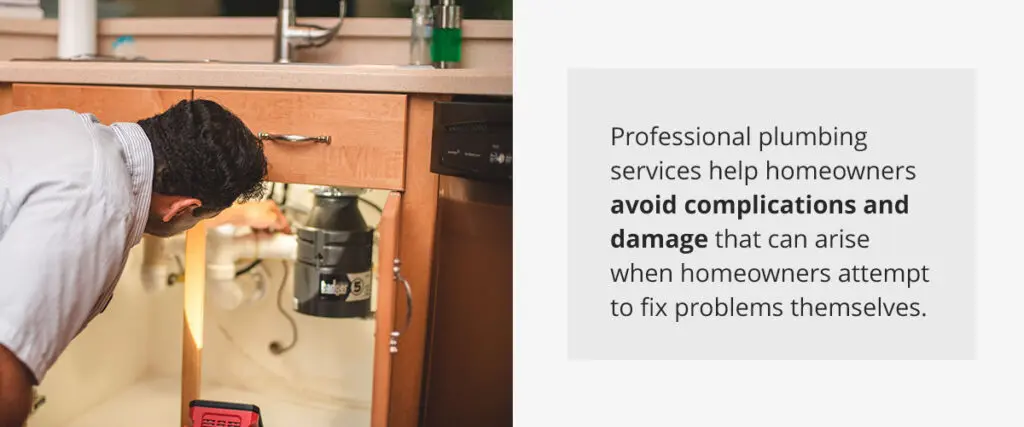 Professional plumbing services avoid future damages