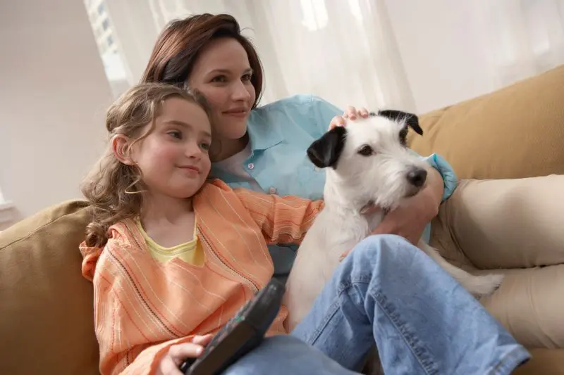 Family With Dog